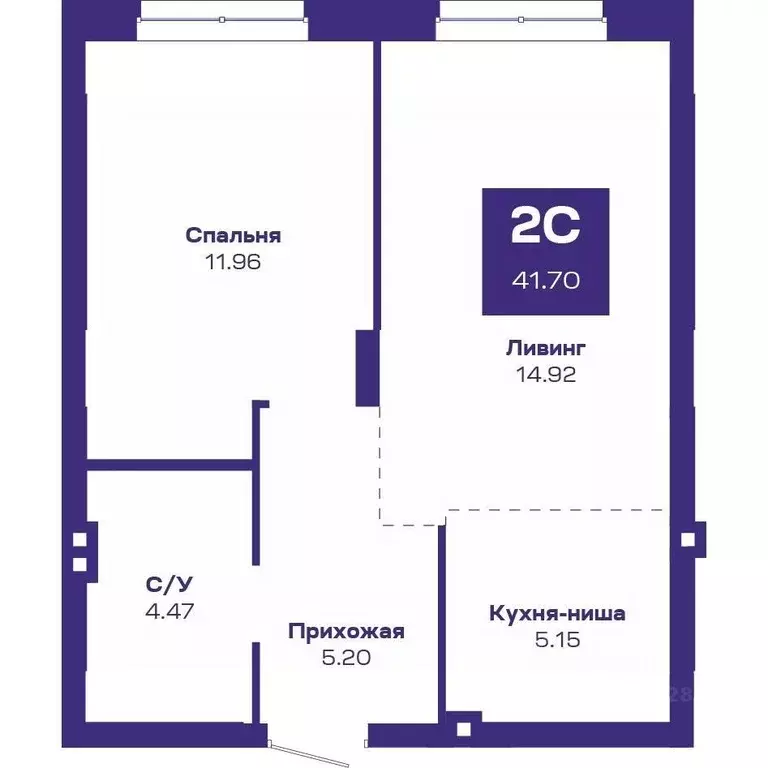 2-к кв. Новосибирская область, Новосибирский район, Краснообск рп ... - Фото 1