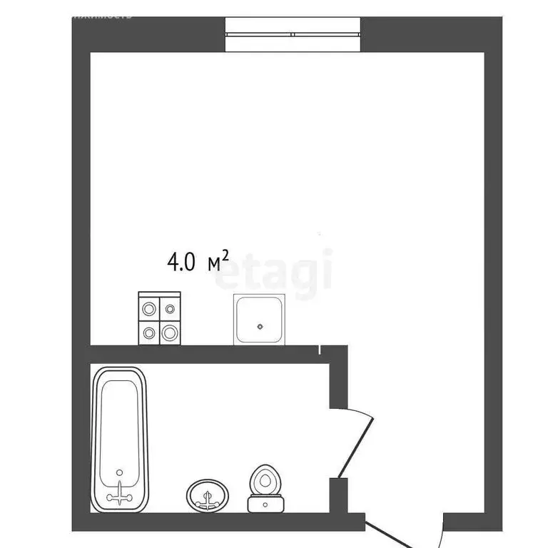 Квартира-студия: Заводоуковск, улица Щорса, 2 (28.3 м) - Фото 1