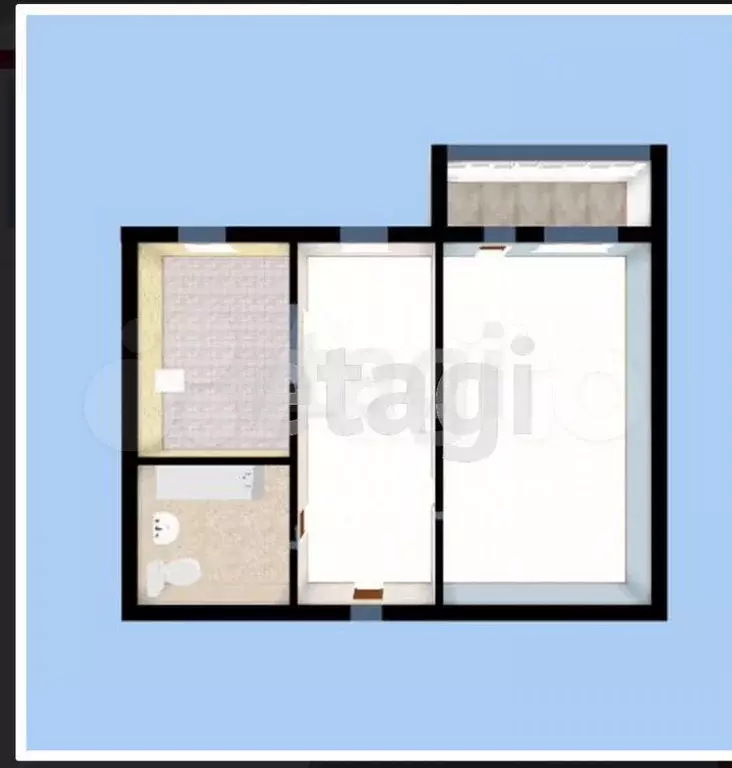 2-к. квартира, 50 м, 4/10 эт. - Фото 0
