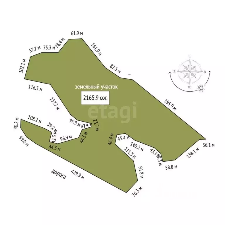 Участок в Нижегородская область, Навашинский муниципальный округ, с. ... - Фото 2