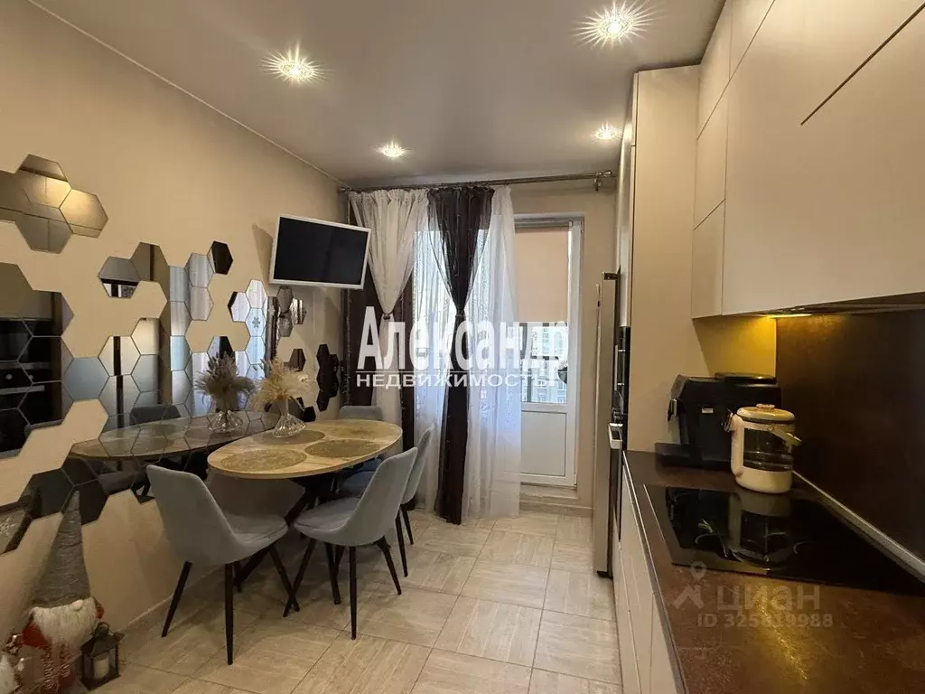 2-к кв. Ленинградская область, Всеволожский район, пос. Бугры ул. ... - Фото 2