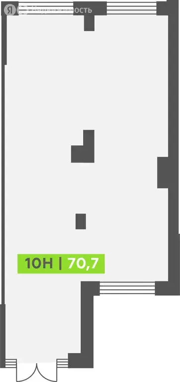 Торговая площадь (70.7 м) - Фото 1