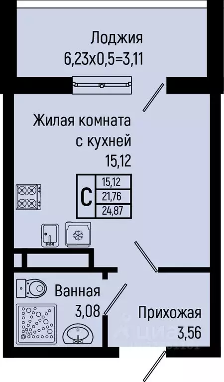 6-к кв. Краснодарский край, Туапсинский муниципальный округ, с. ... - Фото 0