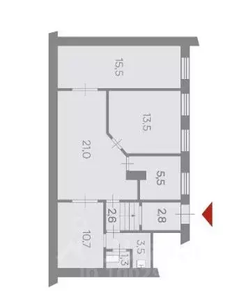 Помещение свободного назначения в Санкт-Петербург ул. Константина ... - Фото 2