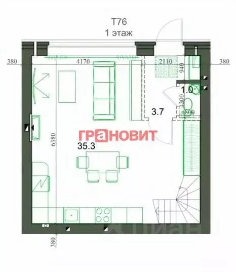 Таунхаус в Новосибирская область, Новосибирский район, Мичуринский ... - Фото 1