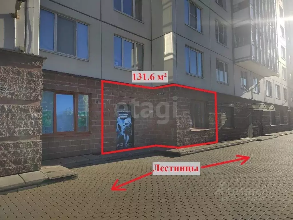 Помещение свободного назначения в Санкт-Петербург ул. Оптиков, 45к1 ... - Фото 2