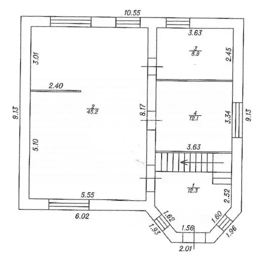 Дом в Липецкая область, с. Доброе ул. 50 лет Октября, 25 (200 м) - Фото 2