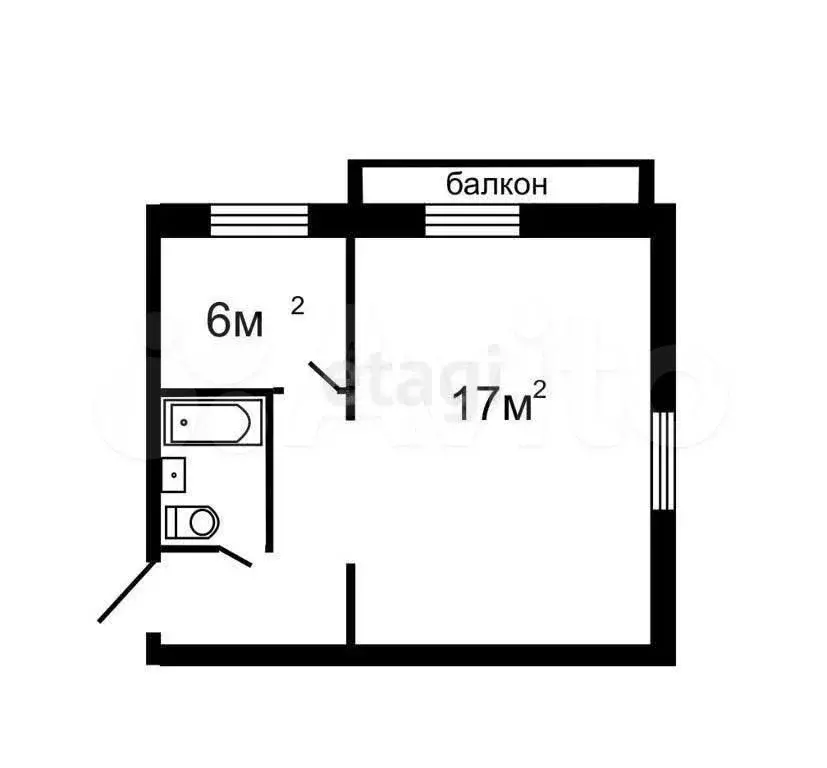 1-к. квартира, 31 м, 3/5 эт. - Фото 0