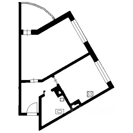 1-к кв. Санкт-Петербург ул. Оптиков, 45к2 (41.0 м) - Фото 1