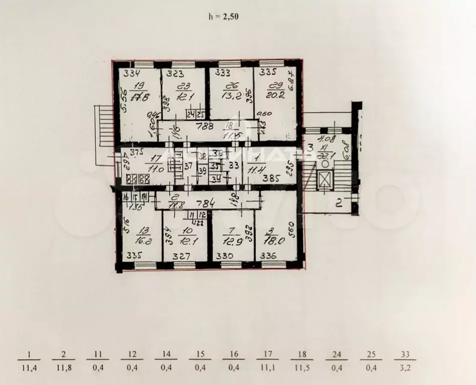 8-к. квартира, 186,1 м, 3/9 эт. - Фото 1