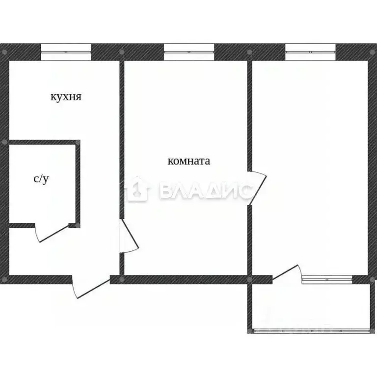 2-к кв. Белгородская область, Белгород ул. Зеленая Поляна, 10 (45.0 м) - Фото 1