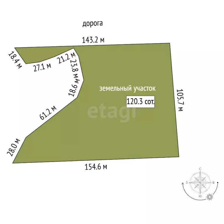 Участок в Ребровка, Центральная улица (120 м) - Фото 0