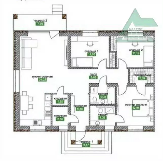 Дом в Оренбургская область, Оренбургский район, Ленинский сельсовет, ... - Фото 1