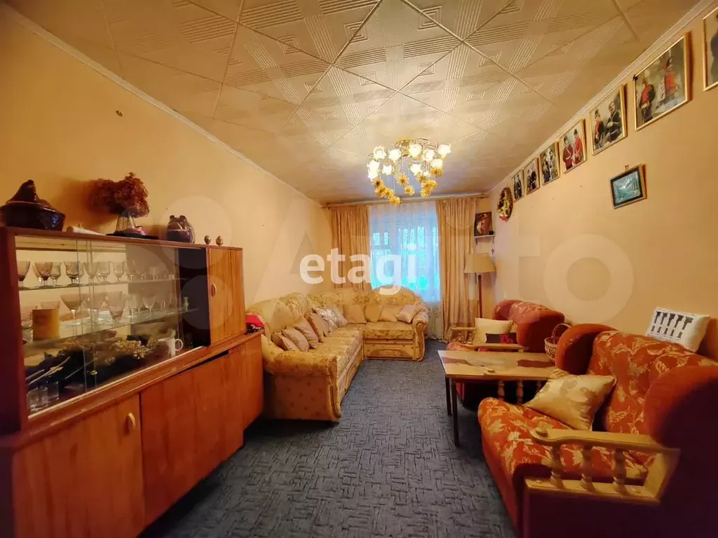 3-к. квартира, 53,2 м, 2/2 эт. - Фото 0