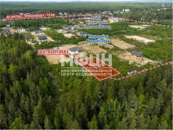 Участок в Карелия, Петрозаводск Средний Тереж мкр,  (12.2 сот.) - Фото 0
