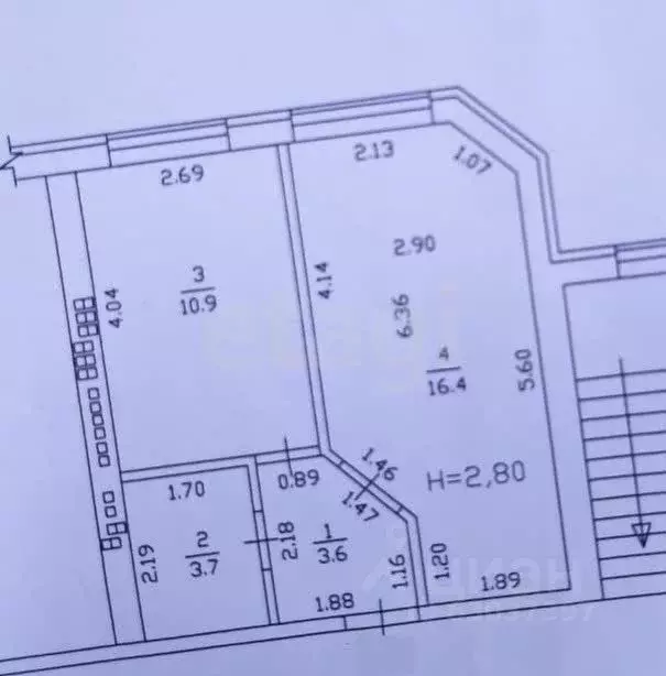 1-к кв. Краснодарский край, Горячий Ключ ул. Герцена, 52Г (34.6 м) - Фото 1