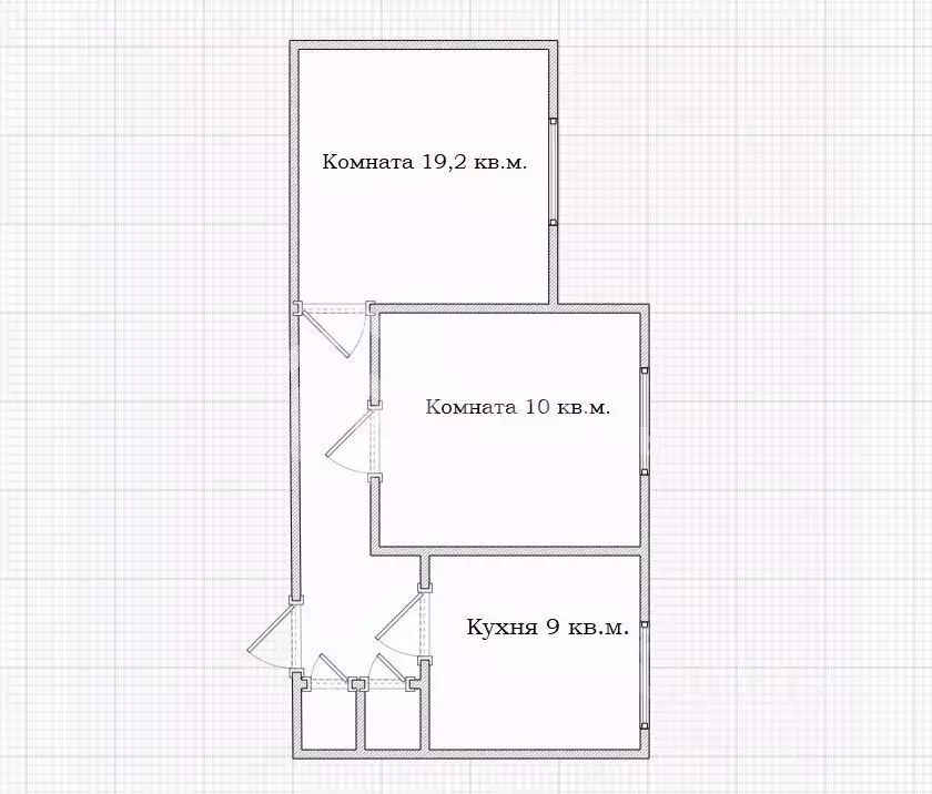 2-к кв. Ленинградская область, Ломоносовский район, Лебяженское ... - Фото 2