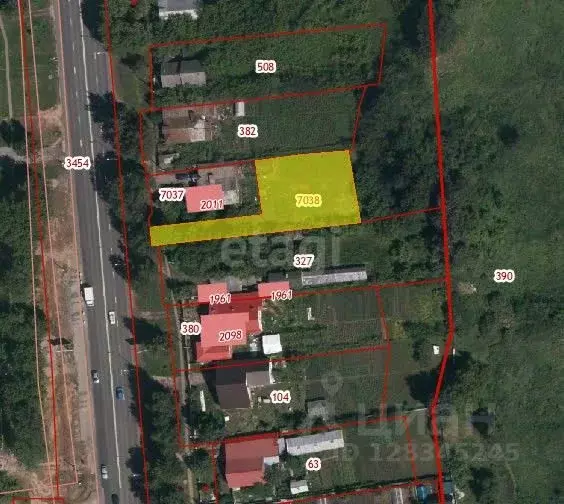 Участок в Нижегородская область, Нижний Новгород д. Афонино, ул. ... - Фото 1