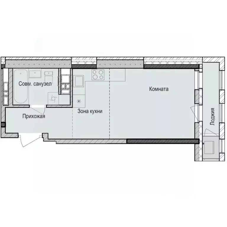 Студия Татарстан, Казань Седьмое Небо жилрайон, Унай жилой комплекс ... - Фото 0