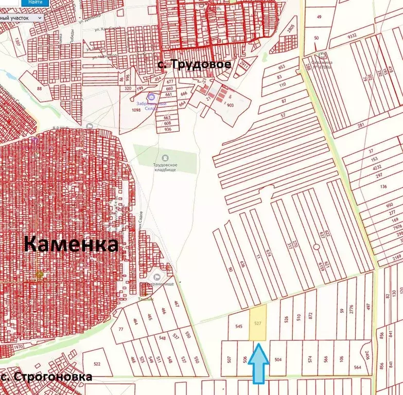 Участок в Крым, Симферопольский район, с. Трудовое ул. Мира, 45 (412.0 ... - Фото 2