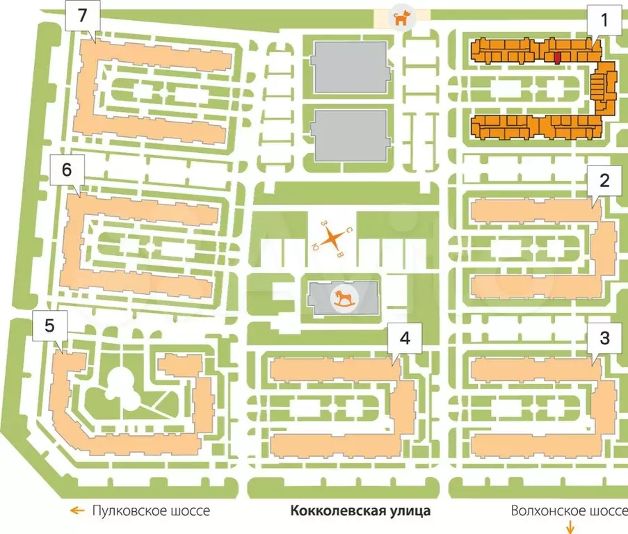 Квартира-студия, 27,2 м, 5/5 эт. - Фото 1