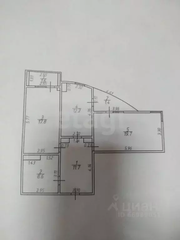 2-к кв. Ингушетия, Магас ул. Набережная (78.3 м) - Фото 1