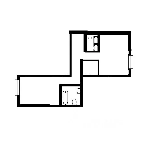 1-к кв. Санкт-Петербург ул. Адмирала Черокова, 18к3 (53.0 м) - Фото 1