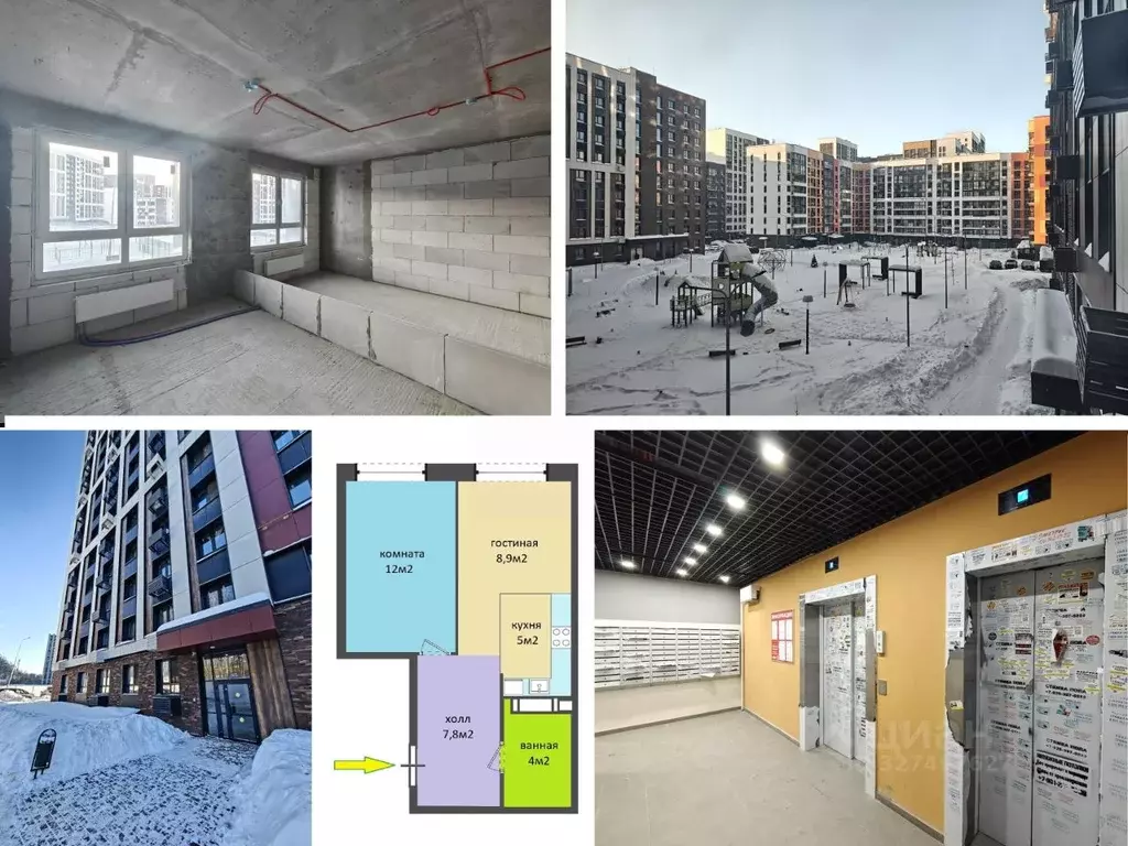 1-к кв. Москва Сосенское поселение, просп. Куприна, 30к9 (38.0 м) - Фото 1