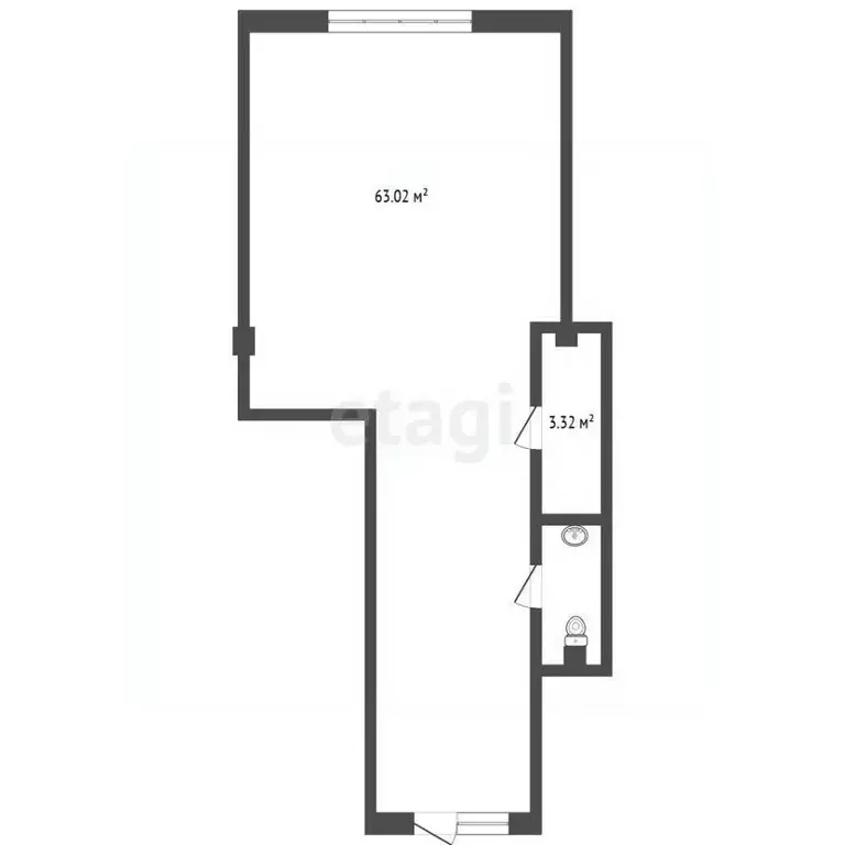 Офис в Крым, Ялта ул. Красноармейская, 13 (67 м) - Фото 1
