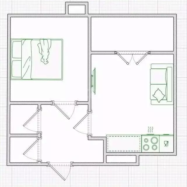 1-к кв. Тульская область, Тула Путейская ул., 11 (46.38 м) - Фото 1