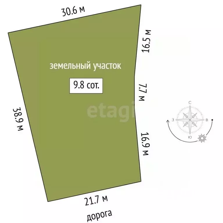 Участок в Тюменская область, Тюмень Матмасы мкр, ул. Муромская (9.82 ... - Фото 1