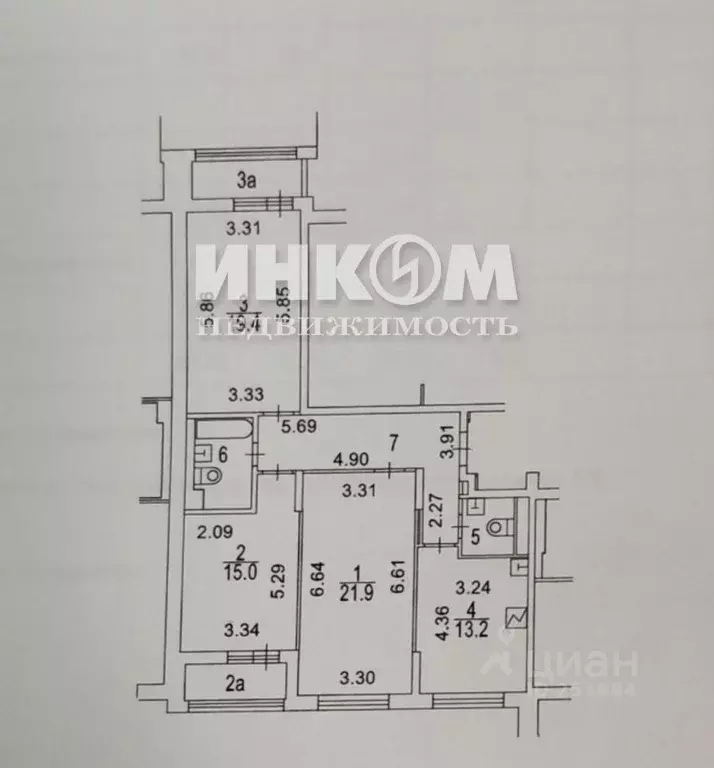 3-к кв. Москва ул. Нижняя Хохловка, 8 (90.0 м) - Фото 0