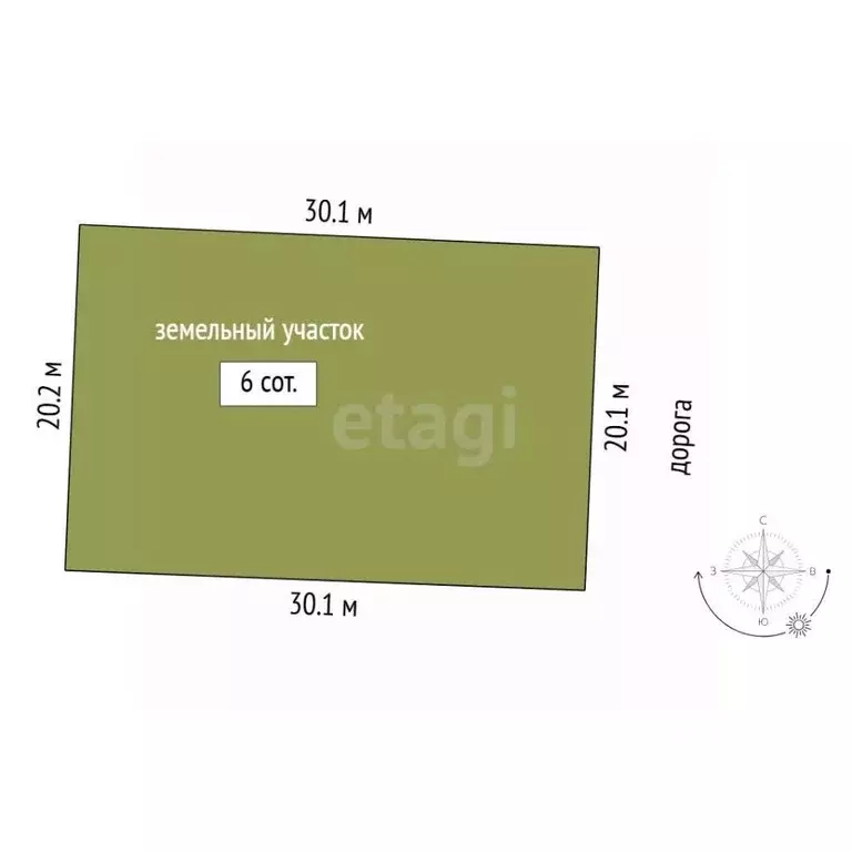 Участок в Тюменская область, Нижнетавдинский муниципальный округ, ... - Фото 2