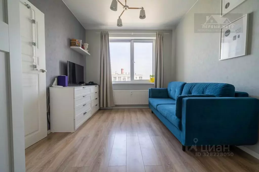 1-к кв. Санкт-Петербург Октябрьская наб., 44 (31.9 м) - Фото 2