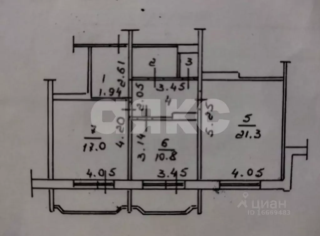 2-к кв. Липецкая область, Липецк Октябрьская ул., 74 (71.8 м) - Фото 2