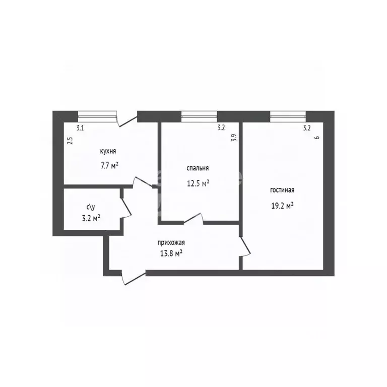 2-к кв. Дагестан, Дербент ул. Сальмана, 85Д (56.0 м) - Фото 2