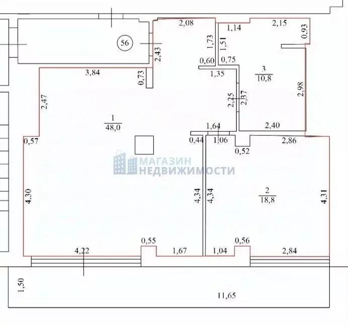 2-к кв. Крым, Ялта проезд Парковый, 6А (97.4 м) - Фото 1