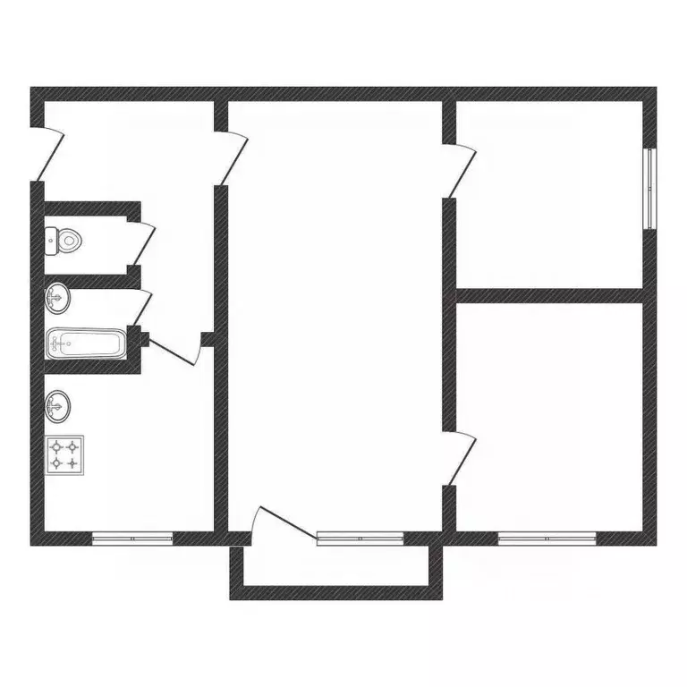 3-к кв. Алтайский край, Белокуриха ул. Академика Мясникова, 23 (47.0 ... - Фото 1
