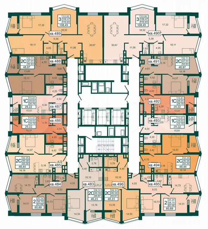 Квартира-студия, 29,2 м, 20/29 эт. - Фото 0
