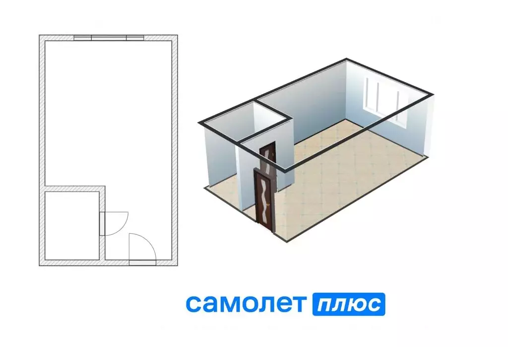 Квартира-студия: Кемерово, улица Сибиряков-Гвардейцев, 21 (22.8 м) - Фото 0