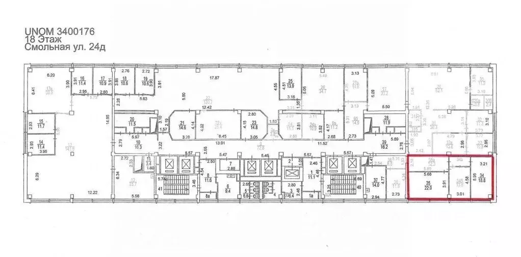 Офис в Москва Смольная ул., 24Д (89 м) - Фото 2