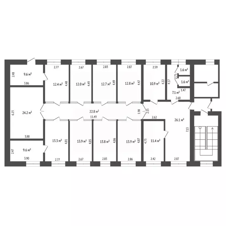 Офис в Тюменская область, Тюмень проезд Геологоразведчиков, 6в (241 м) - Фото 2