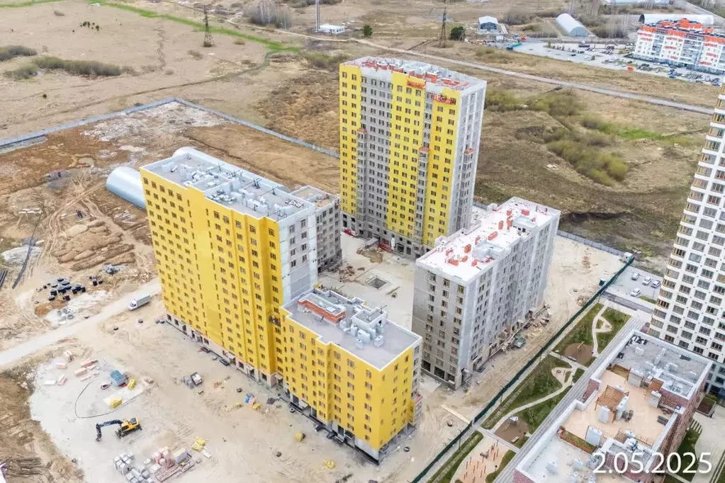 Студия Тюменская область, Тюмень ул. Эльвиры Федоровой, 3 (23.4 м) - Фото 0