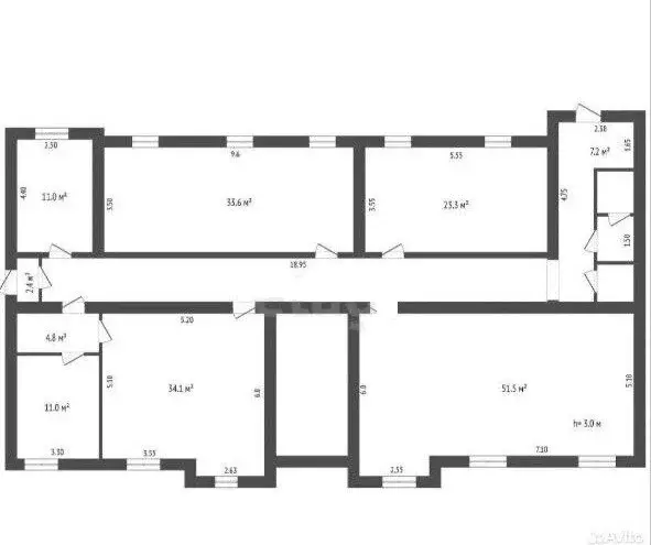 Помещение свободного назначения (210 м) - Фото 2