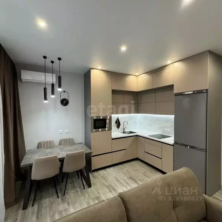 Студия Тульская область, Тула Петровский квартал мкр, ул. Маршала ... - Фото 1