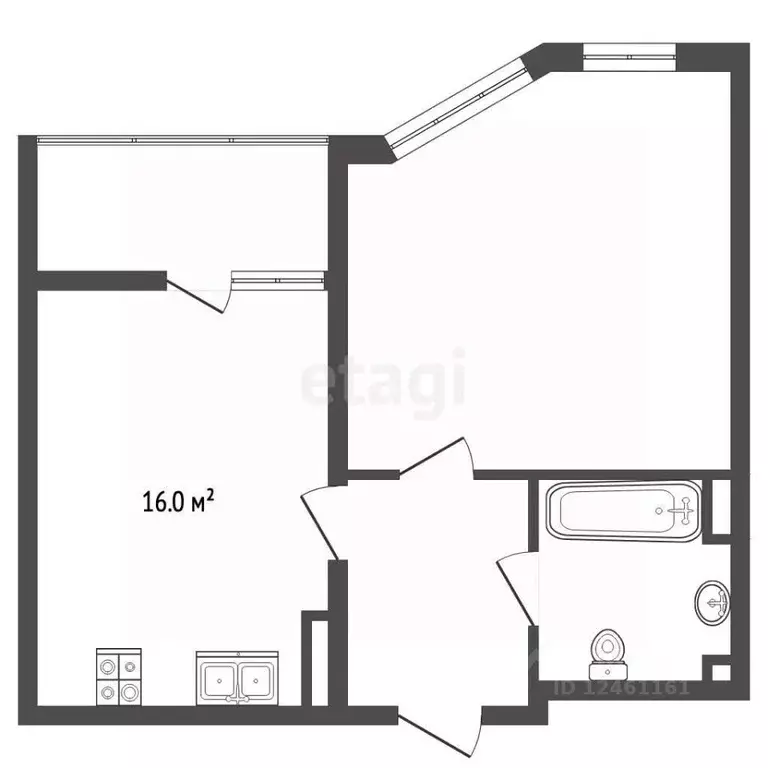 1-к кв. Краснодарский край, Анапа ш. Супсехское, 47к2 (38.2 м) - Фото 2