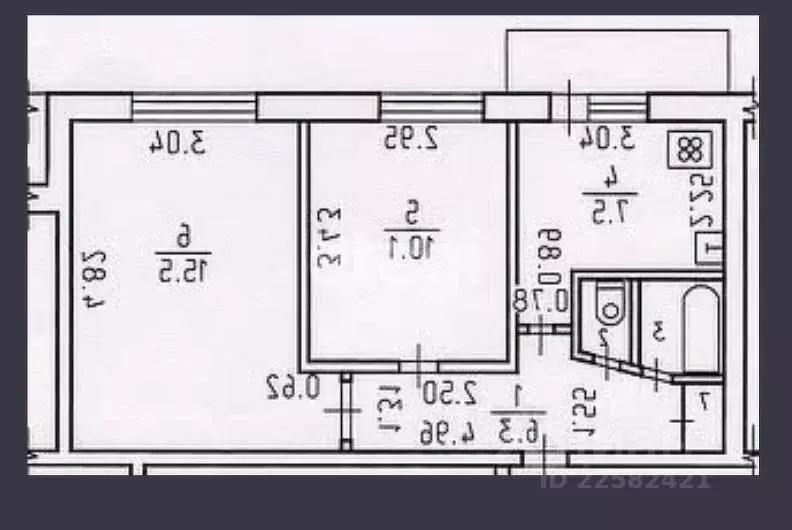 2-к кв. Удмуртия, Ижевск Молодежная ул., 52 (45.0 м) - Фото 0