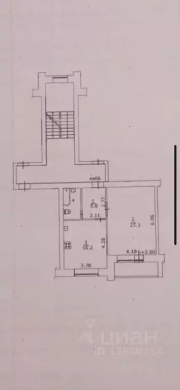 1-к кв. Пермский край, с. Култаево ул. Октябрьская, 18 (51.5 м) - Фото 0