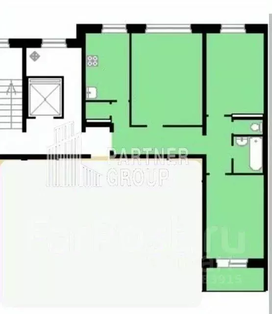 3-к кв. Тульская область, Тула ул. Клары Цеткин, 5к2 (64.8 м) - Фото 2