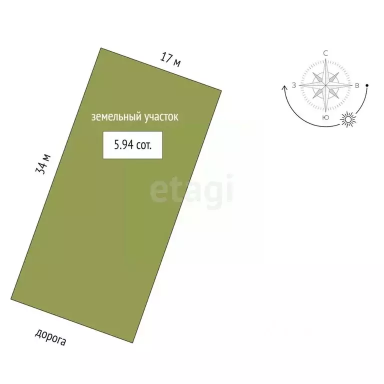 Участок в Ханты-Мансийский АО, Ханты-Мансийск Восточный мкр, 339 (5.94 ... - Фото 1